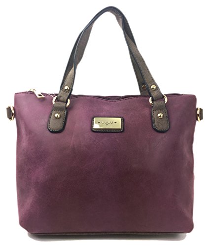 Savvy StreetDesigner Handbags for Women Candy Ladies Fashion Top Handle Grab Bag with Detachable Adjustable Cross Body Shoulder Strap.