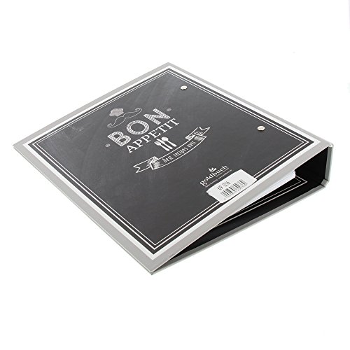 Goldbuch, Rezeptbuch Bon Appetit, 21×22,5cm, 25 illustrierte Blätter, Schwarz/Braun, 69036 - 2