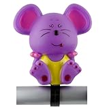 Fahrradhupe Maus Monz TOP Hupe Kinder-Tierfigurhupe, Farbe:Maus