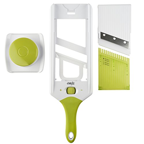 Emsa 507494 Profi-Hobel, Verstellbare Klinge, Länge: 38 cm, Weiß/Grün, Smart Kitchen - 2