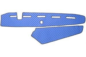 24/7 Auto Blue Armaturenbrett Eco Leder Matten Abdeckungen für FH4 Euro6 mit Sensor