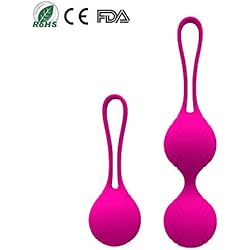 XSEXO Boules Vaginales Exerciseurs de Kegel Balles de Geisha pour Exercices de Plancher Pelvien pour Rééducation et Musculation Appareil Kit