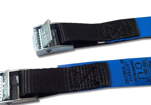 Paar (2Stk) Befestigungsriemen Set Farbe wählbar , ideal zur Befestigung am Fahrradträger , Auto Heckträger Fahrrad , Klemschloss Gurte , Spanngurte , Camping Outdoor , iapyx® - 3