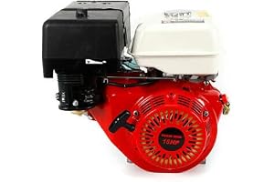 Bensinmotor stående motor kartmotor 4-takts encylinder luftkylning 25 mm bensinmotor industrimotor Ohv 420 Cc kortmotor gokart oljebad koppling gasmotor stavar petroleummotor landverktyg 15 st 9 kW