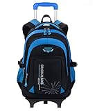 Dieser Schulrucksack Trolley mit mehreren taschen ist groß genug, um ihren laptop, notebook, handy, regenschirm, bücher, zeitschriften a4, kleidung und vieles mehr zu organisieren Stoßdämpfend: Diese laptoptasche dieser Trolley Tasche nimmt weiche baumwolle an. Und bequem, reduzieren schock und schutz ihres laptops während der bewegung