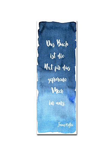 Lesezeichen Set 4-teilig Aquarell, 4 Lesezeichen, Lesezeichen Watercolor - 2