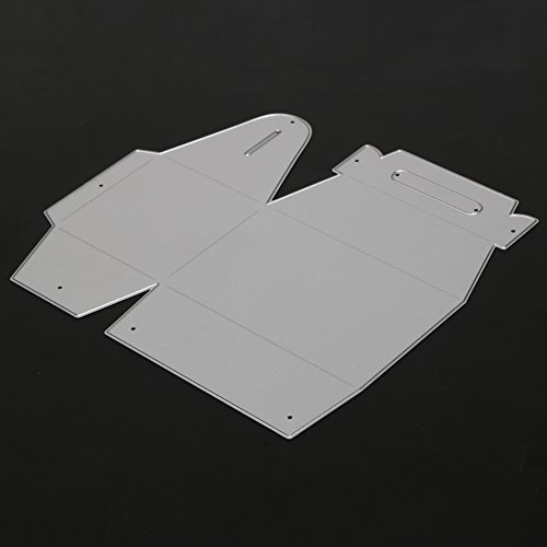 Demiawaking 1Pcs Geschenk Box Stanzschablonen Metall Schneiden Schablonen für DIY Scrapbooking Album, Schneiden Schablonen Papier Karten Sammelalbum Dekor (05) - 4