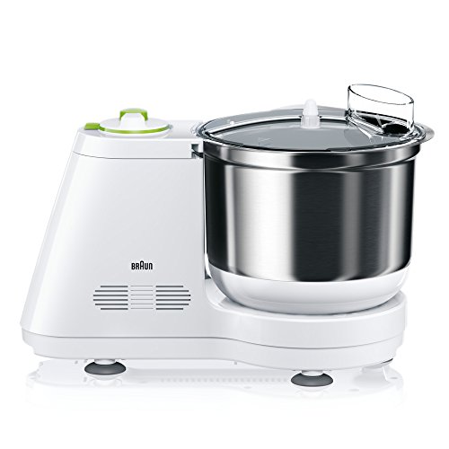 Braun KM 3050 Küchenmaschine Tribute Collection, 1 Liter, 900 Watt, weiß