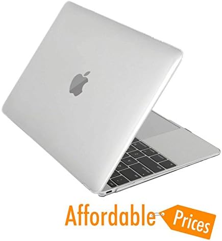 New Promac 12 inch Macbook - Rubberised Clear Case Cover - Slim and Lightweight - 2015 Model A1534