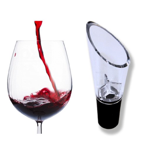 PULOX Wein Dekantierungsausgießer - Wein Belüfter / Dekanter / Dekantierer - für mehr Weingenuss
