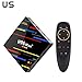 Produktbild Yunn H96 Max + RK3328 Smart-TV-Box, Android 8.1 Quad-Core 64bit Cortex-A53 4 GB RAM 64 GB ROM 4 K HD WiFi Intelligente TV Box (Sprachversion: G10 Fernbedienung)