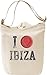 Produktbild I Love Ibiza Leinwand Tagestasche Canvas Day Bag| 100% Premium Cotton Canvas| DTG Printing|