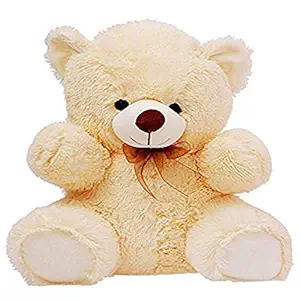 HUG n FEEL SOFT TOYS Teddy bear 2 feet, Soft toy, Teddy bear 2 feet for girls, Teddy bear 2 feet for girls, Soft toys for kids, Birthday gift for girls,Wife,Girlfriend,Husband, Gift items toy, (Cream 2 feet)