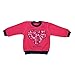 Baby Sweatshirt mit Aufdruck Jungen Baby-Shirt Mädchen Pullover Langarmshirt Herbst Winter Warm, Farbe: Pink Herz, Größe: 92