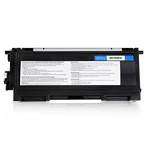 3 Toner kompatibel zu Brother TN-2000 TN2000 für Brother HL-2030, HL-2040, HL-2050, MFC-7820N, MFC-7420, DCP-7010L, Fax 2825 – Schwarz je 3.500 Seiten - 2