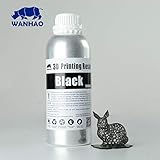 Schwarz Wanhao duplicator7 3d-printer UV Resin Harz - 2 * Pflegemittel für Fische, Schwarz, 10