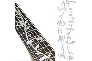 SimpleLife 1X Arbre De La Vie Instrument Belle Guitare Basse Incrustation Autocollant Ultra Mince Autocollant