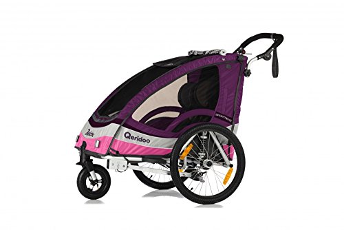 QERIDOO Kinderfahrradanhänger Sportrex2 Transportwagen Handwagen