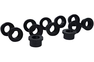 8mm Ventilation Keyhole for Shoe Rack, Inverter Cupboard, Cylinder Unit - Steel Material (Black Matt)