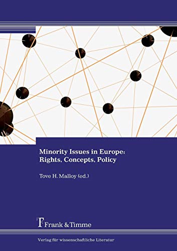 Preisvergleich Produktbild Minority Issues in Europe: Rights, Concepts, Policy: 0