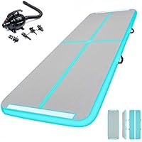 FBSPORT 20ft Inflatable Gymnastics Air Track Tumbling Mat