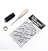 Produktbild Leder-Nähnadeln Stitching Needle Kit Thread Fingerhüte Hand Nähen DIY Werkzeug Ahle Lederhandwerk Schuhe Reparatur Werkzeuge wachsen