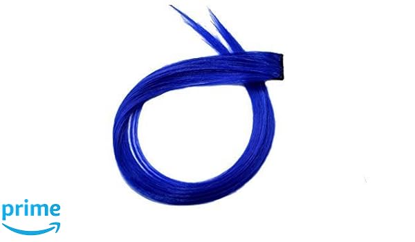 Neon Blue Hair Extensions For Kids Coloured Hair Extensions For