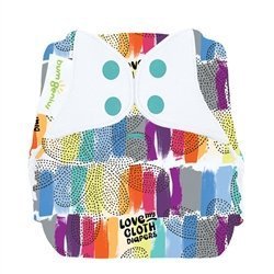 bumGenius Freetime All-In-One One-Size Snap Closure Cloth Diaper (Love) by bumGenius