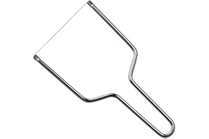 SAVEUR & DEGUSTATION - KU6131 - Lyre à Foie Gras, Inox, Argent, 10 x 0,4 x 18,5 cm