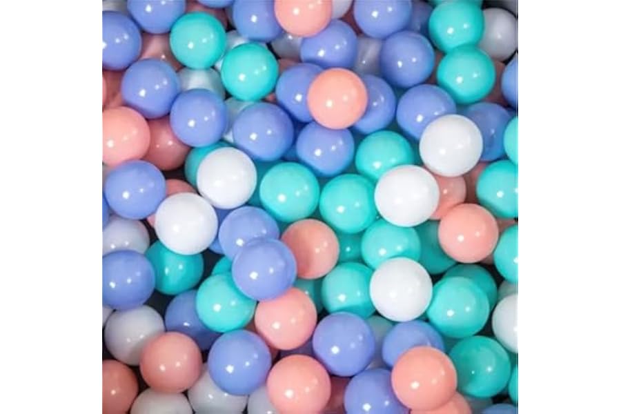 STERUN Ball Pit Balls 100/500 Playballs Smooth Surface & No Sharp Edges, Crush Proof, Toxic Free 6cm Soft Pit Balls For Kids Indoor Outdoor Play | For Ball Pit