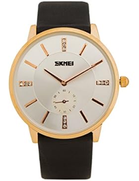 Baciami SKMEI 1168 Quarz Armbanduhr elegant Quarzuhr Uhr Glitzersteine modisch Zeitloses Design klassisch Metall...