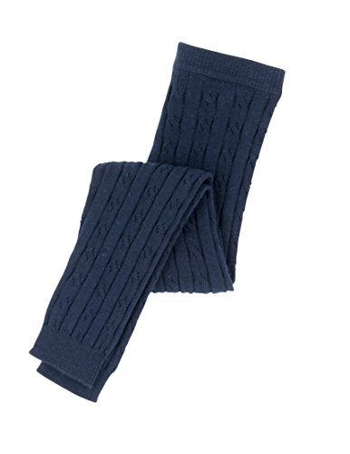 Hatley Baby Girls 0-24m Cable Knit Infant Tights, Navy, 12-18 Months