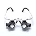 Produktbild LED Lupe, 6X 8X 10X 15X 20X 25X Brille Gläser LED Lampe Leselupe Magnifier Loupe Lupe LED Beleuchtet Doppel Augen Juwelier Uhr Reparatur Magnifying Glasses Lupen Stirnband Magnifier