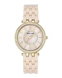 Anne Klein Damen Analog Klassisch Quarz Uhr mit Plastik Armband AK/N2620LPGB