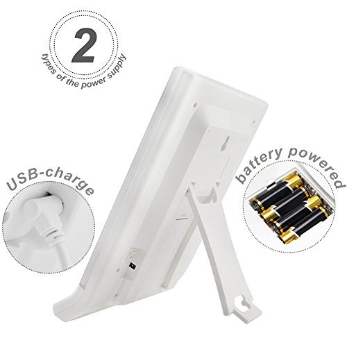 SueH Design Kosmetikspiegel LED 22cm * 18cm Angetrieben durch Batterien oder USB - 3