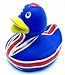 Produktbild Badeente Union Jack, allover design, Ente, Gummiente, England, UK,