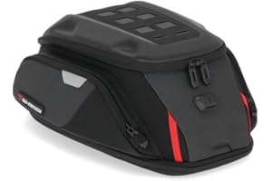 SW-Motech Borsa da serbatoio per moto, Quick Lock, Quick-Lock Pro, borsa da serbatoio sportiva, 12-17 litri, unisex, multipurpose, per tutto l'anno, nylon, nero