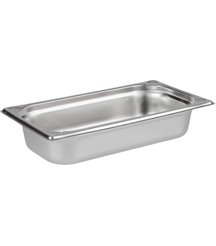 Contenitore Gastronorm Perforato GN 1/2 In Acciaio Inox - 265x325x65 Mm Per Professionisti - Foto 4
