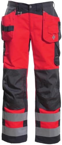 Tranemo 40504597058 1st Grade Hi Visibility Carpenter Trousers 42R