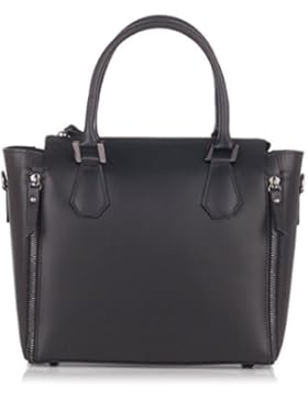 Laura Moretti - Handtasche aus Metallic-Leder