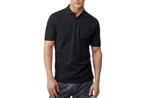 Star and Stripes Black Polo Shirts, Plain Work wear Black Polo Shirt in