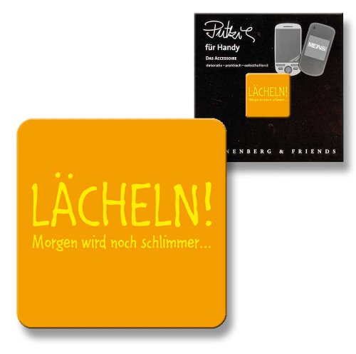 Putztuch fürs Handy Displayputztuch Lächeln! Morgen wird es schlimmer...