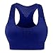 Produktbild UJUNAOR Damen BH Frauen Komfort Klassische Racerback Sport BH Top Fuer Yoga Fitness-Training(Marine,Small)