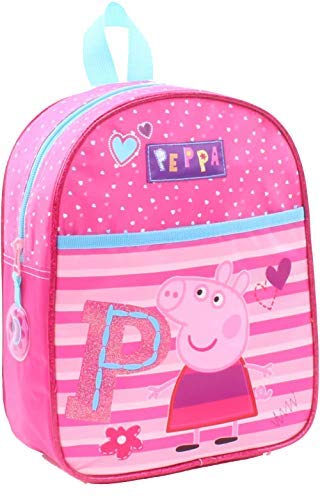 Preisvergleich Produktbild Peppa Pig Kinder-Rucksack mit Glitzer 31cm 9,3L