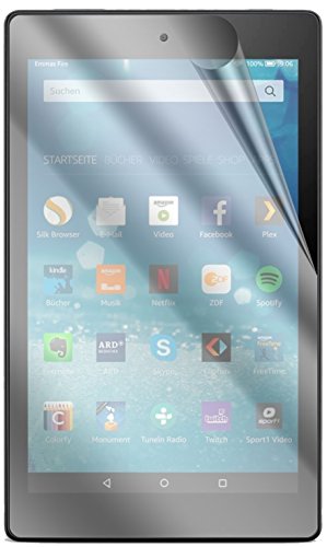 Amazon Fire HD 8 (Modell 2017) Schutzfolie 3x uwazi glas-klare Displayschutzfolie Folie - 2
