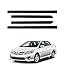 YourBuy top quality car side beading protector door guard 4pcs for Toyota Corolla RS.499.00