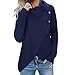 Produktbild friendGG  Damen Asymmetrisch Cardigan Gestrickt Einfarbig Strickjacken Lose Strickmantel Tunika Strick Mäntel Kimono Parka Outwear Armeegrün,Gelb, Marine, Kaffee, Grün, Weiß
