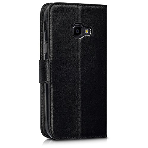 kwmobile Funda para Samsung Galaxy Xcover 4 - Wallet Case plegable de cuero sint tico - Cover con tapa tarjetero y soporte en negro reviews kwmobile Funda para Samsung Galaxy Xcover 4 - Wallet Case plegable de cuero sint tico - Cover con tapa tarjetero y soporte en negro