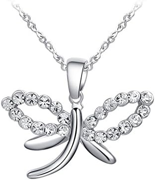 Fashion Necklace Diamond Necklace White Gold Cubic Zirconia Necklace