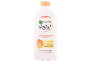 GARNIER DELIAL Crema Solar Textura Ligera Alta Protección FPS30 UVA/UVB UltraHidratante y Resistente Al Agua Formato Familiar 400 ml